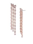 Givenchy Swarovski Crystal Fringe Drop Earrings