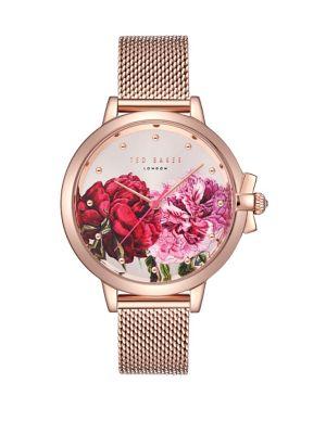Ted Baker London Ruth Stainless Steel Mesh Bracelet Watch