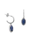 Lord & Taylor Sterling Silver Textured Dangle & Drop Earrings
