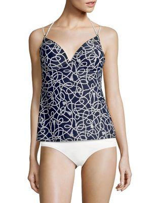 Michael Michael Kors Double Rope Strap Tankini Top