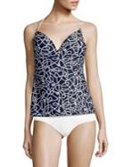 Michael Michael Kors Double Rope Strap Tankini Top