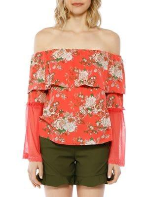 Walter Baker Tiffany Floral-print Blouse
