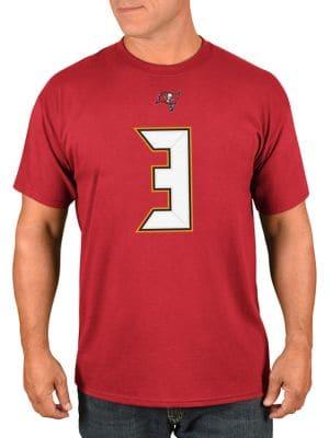 Majestic Jameis Winston Tampa Bay Buccaneers Nfl Eligible Receiver Iii Cotton Jersey Tee