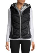 Marc New York Performance Metallic Lined Puffer Vest