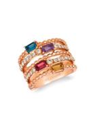 Le Vian 14k Strawberry Gold? Nude Diamonds&trade; & Multi-stone Openwork Ring