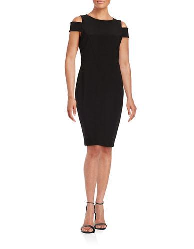 Vince Camuto Cold Shoulder Sheath Dress