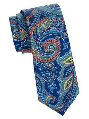 Tommy Hilfiger Paisley-print Silk Tie