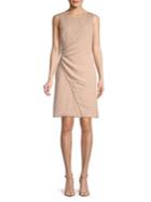 Paper Crown Sleeveless Side Ruched Dress
