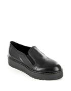Summit By White Mountain Belton Si0487 Leather Platform Loafers