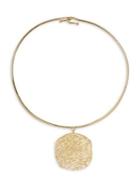 Sole Society Goldtone & Crystal Pendant Collar Necklace