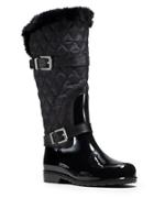 Michael Michael Kors Fulton Quilted Faux Fur-lined Rain Boots