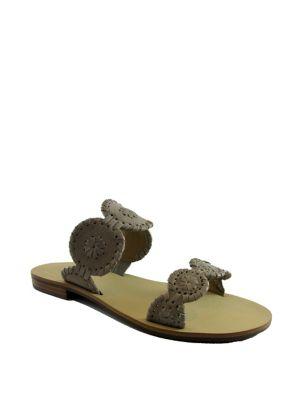 Jack Rogers Lauren Suede Slide Sandals