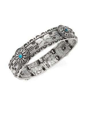 Design Lab Textured Bangle Bracelet