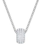 Stone Pave Swarovski Crystal Pendant Necklace