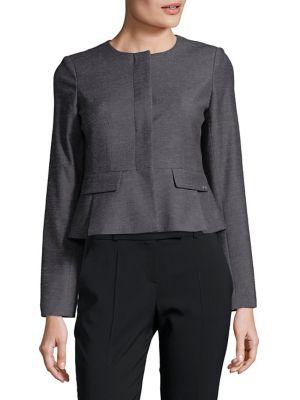 Calvin Klein Petite Flare Hem Jacket
