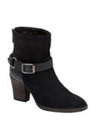 Aquatalia Fanya Suede And Leather Booties