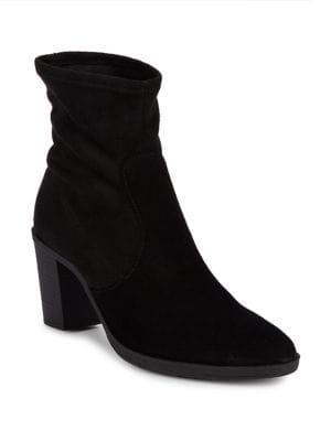 The Flexx On The Rocks Suede Heeled Bootie