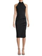 Chiara Boni La Petite Robe Tiered Sheath Dress