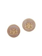 Lauren Ralph Lauren Goldtone Logo Stud Earrings