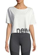 New Balance Heathered Cropped Top