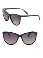 Polaroid 57mm Rounded Gradient Sunglasses