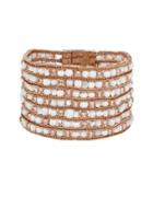 Kenneth Cole New York Under Construction Woven Mixed Bead Bracelet