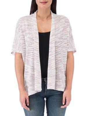 B Collection By Bobeau Helena Open-front Cardigan