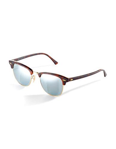 Ray-ban Clubmaster Mirrored Lens Sunglasses