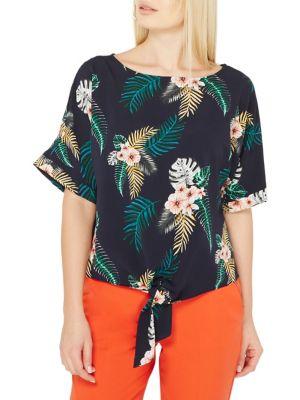 Dorothy Perkins Tropical Tie Tee