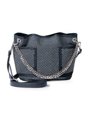 Steve Madden Sasha Studded Mini Bucket Hobo Bag