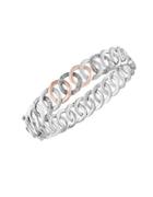 Effy 14k Rose Gold, Sterling Silver And Diamond-accented Bracelet