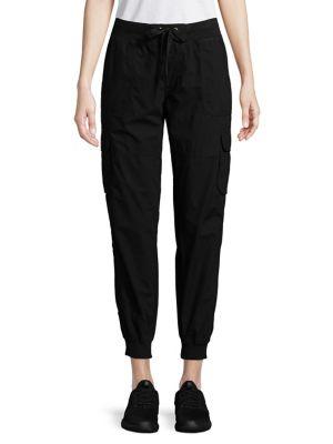 Calvin Klein Performance Quail Tie-front Cotton Cargo Pants