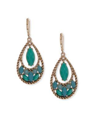 Anne Klein Leverback Orbital Drop Earrings