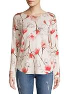 Context Floral-print Long-sleeve Top