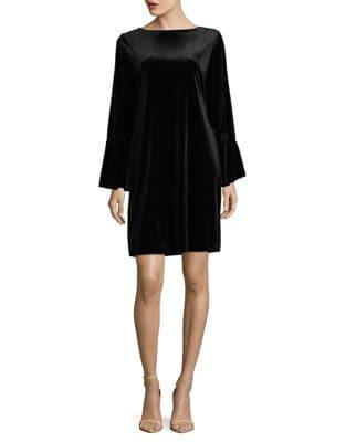 Imnyc Isaac Mizrahi Boatneck Bell-sleeve Shift Dress