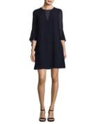 Vince Camuto Illusion V-neck Bell Sleeves Mini Dress
