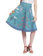 Plenty By Tracy Reese Printed Placement Skirt