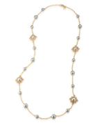 Carolee 12k Goldplated Faux Pearl Illusion Necklace