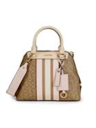 Calvin Klein Clara Faux-leather Signature Monogram Tote