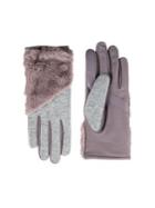 Isotoner Faux Fur-trimmed Smartouch Gloves