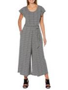Rafaella Printed Tie Waist Jumpsuit