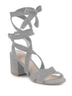 Kenneth Cole New York Victoria Lace-up Block Heel Sandals