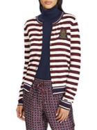 Lauren Ralph Lauren Long-sleeve Striped Slim-fit Cardigan