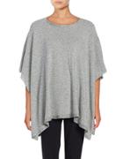 Eileen Fisher Boatneck Knit Poncho Top