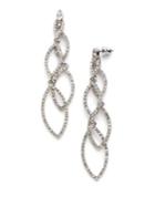 A.b.s. By Allen Schwartz Navette Linear Drop Earrings