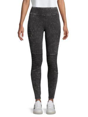 Marc New York Performance Stretch Moto Leggings