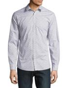 Selected Homme Floral Cotton Button-down Shirt