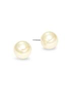 Miriam Haskell Basic Pearls 12mm Pearl Stud Earrings