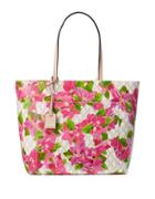 Kate Spade New York Floral Riley Leather Tote