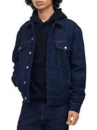 Calvin Klein Jeans Warhol Portrait Denim Trucker Jacket